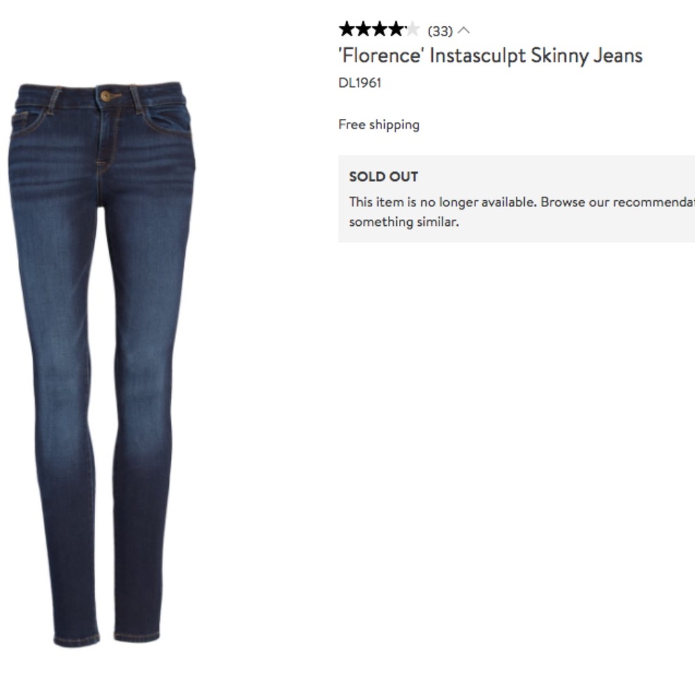 DL1961 Skinny Jeans- Florence Instasculpt Shearer